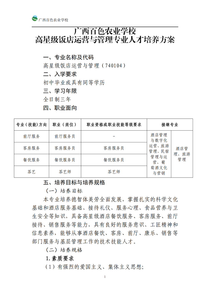 740104广西百色农业学校高星级饭店运营与管理专业人培方案_00.png