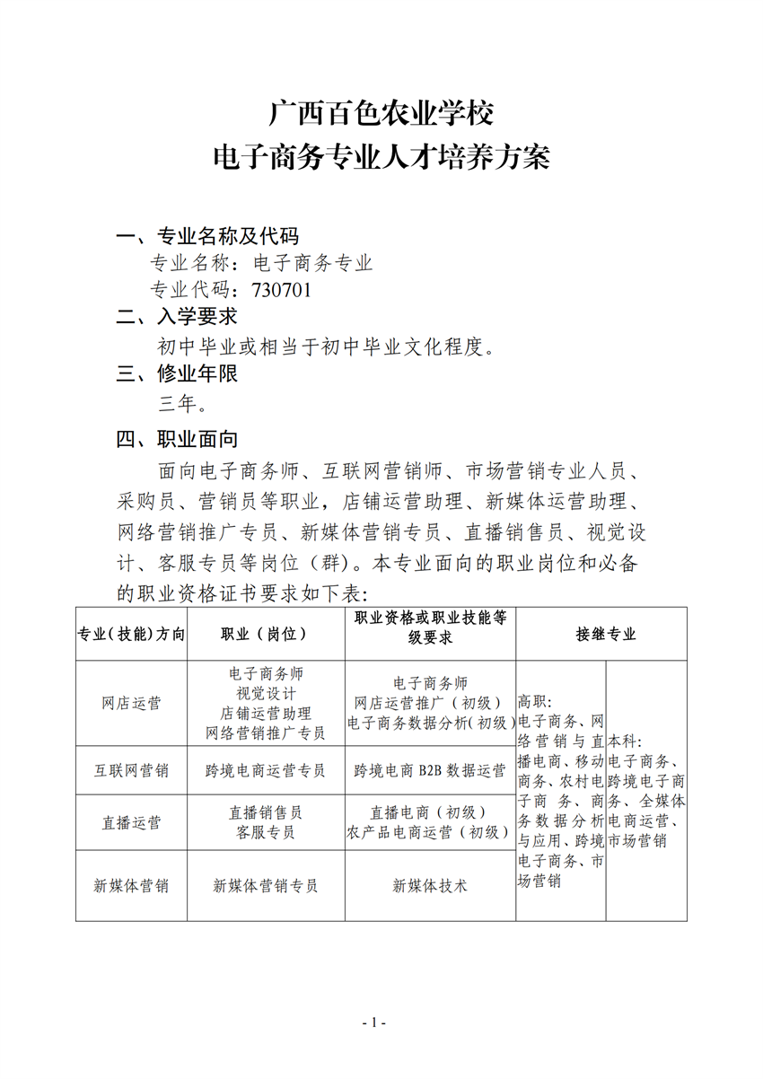 730701广西百色农业学校电子商务专业人培方案_00.png